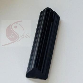 Rohkristall Schörl – gebohrt (4,0 - 4,9cm), schwarzer Turmalin